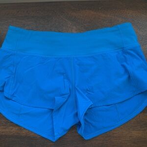 Lululemon athletica Blue poolside, Run Shorts